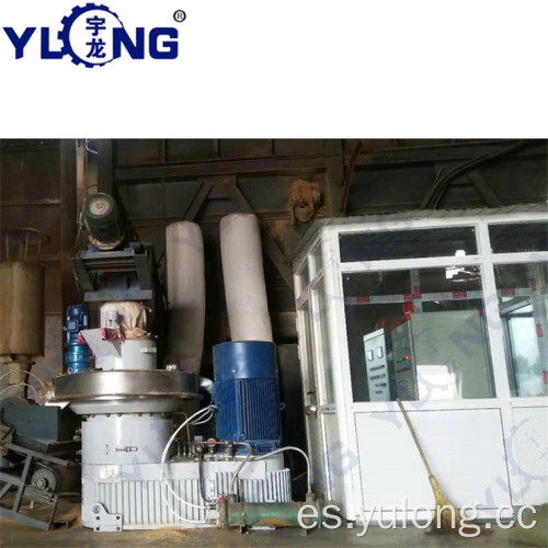 YULONG XGJ560 1.5-2TON / H Máquina de prensado de pellets de residuos de papel